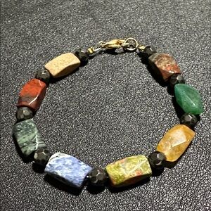 Natural Semi Precious Stone Chakra Bracelet